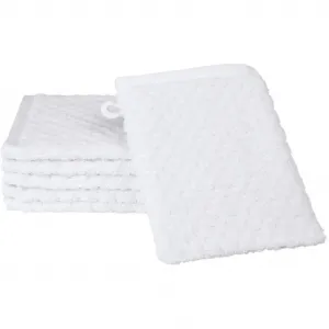 Мочалка для мытья ROSH Harmony, 100% хлопок, фактурная структура, много цветов Ross, белый