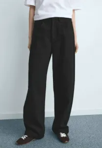 Джинсы свободного кроя Mango, Black Denim