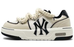 Кроссовки для скейтбординга Chunky Liner унисекс с низким верхом белого/бежевого/черного цвета Mlb