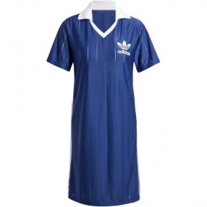 Платье с короткими рукавами женское темно-синее Adidas Originals