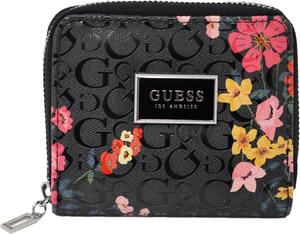 GUESS Женский кошелек с логотипом и цветочным принтом на молнии