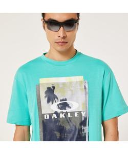 Футболка техническая, влагоотводящая, быстросохнущая, с защитой UPF+ OAKLEY, цвет аква