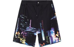 Повседневные шорты для скейтбординга, мужские, черные Lining, черный