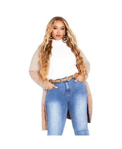 Женский кардиган Келси больших размеров AVENUE, Caramel