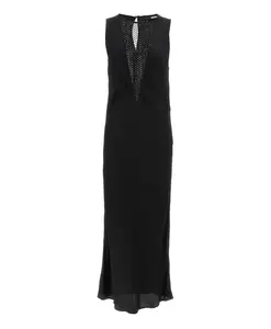 Платье миди без рукавов Rotate Birger Christensen, черный