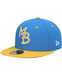 Мужская приталенная шляпа Royal Myrtle Beach Pelicans Authentic Collection Team Alternate 59Fifty New Era