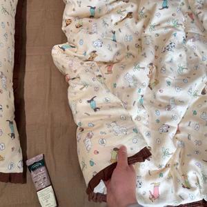 LUOLAI HOME Комплект постельного белья, простыня 1.5 м, пододеяльник 200×230 см, Adorable Pet Party