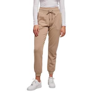 Брюки Urban Classics Organic High Waist, бежевый