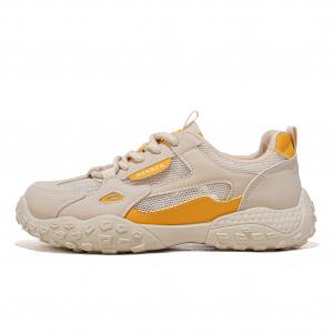 RENBEN Женские повседневные туфли с сетчатой противоскользящей, износостойкой, дышащей подошвой, желтого цвета