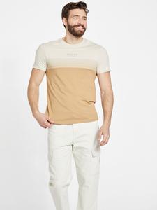 Футболка с цветными блоками Rami Guess Factory, цвет toasted taupe