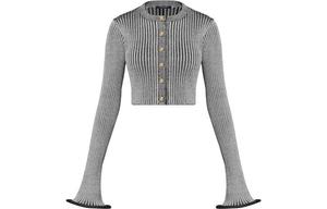 Кардиган женский Louis Vuitton короткий, серый