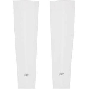 New Balance Полиамидовые солнцезащитные нарукавники Unisex White