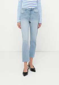 Джинсы прямого кроя onlemily с вышивкой на щиколотке Only, Light Blue Denim