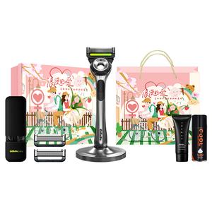 Бритва Aurora Manual Razors с 5-слойным нано-лезвием и магнитной подставкой Gillette