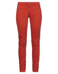 Брюки 40Weft, красно-коричневый