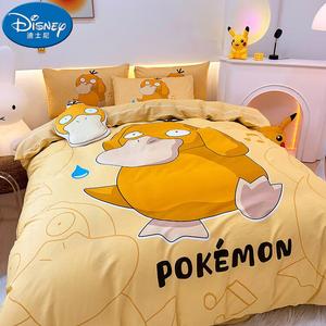 Disney Комплект постельного белья 1,5-спальный, 4 предмета, 2 наволочки, Daimengkedaya CC