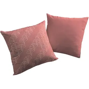 Декоративная подушка Argentinian Criolla Light с узором пальм, наволочка на молнии без наполнителя, 1 шт. Adam, Cherryrot + geblümt