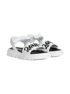 Кожаные сандалии DSQUARED2 KIDS, белый