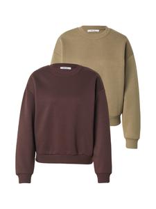 ABOUT YOU Свитшот 'Ina' в темно-коричневом, хаки