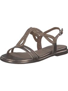 Сандалии на плоской подошве Tamaris, цвет bronce