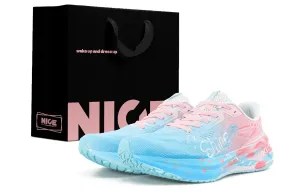 LiNing Wu Yue 3.0 Shock Absorbers Slip Resistant Breathable Low top Casual Running Shoes Men's Li-Ning, синий розовый gradient