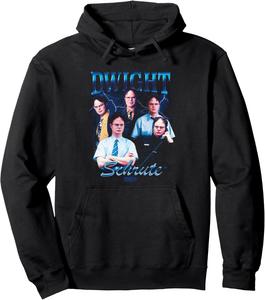 Худи с изображением Дуайта Шрута из сериала «Офис» - официально лицензированная модель, черная Nbc