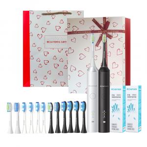 Высокоэффективная умная электрическая зубная щетка Smart Fashion с звуковыми вибрациями, несколько режимов, парная T3 ROAMAN, белый