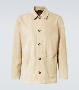 Замшевая куртка Saman Amel, бежевый