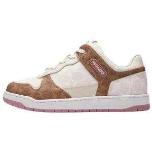 C201 низкие кроссовки для скейтбординга женские pink COACH, Original Shoe Box Included