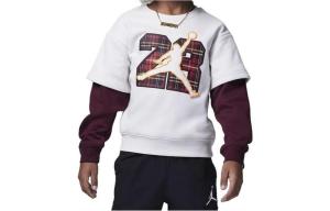 Детская толстовка Jordan, Phantom Gray White