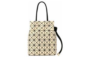 Сумка-ведро из цельнополиэстровой ткани, женская сумка через плечо, на пояс, классическая модель кремово-желтого цвета ISSEY MIYAKE