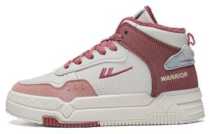 Кроссовки WARRIOR Skateboarding Shoes Women's High-top, розовый/бежевый