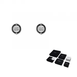 Серьги женские CHANEL, черный