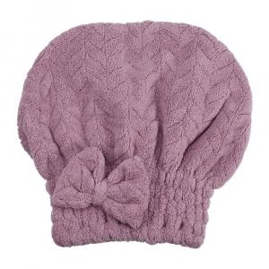 Полотенце для сушки волос ромбовидной формы, сухая крышка, сильный абсорбент для сушки волос после ванны Unique Bargains, фиолетовый