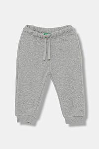 Детские хлопковые спортивные брюки United Colors Of Benetton, серый
