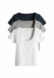 Вершина The Set, Navy Grey Marl White