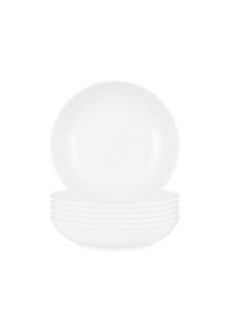 Белые суповые тарелки amina ø 21,2 см набор 6 шт Amina Seltmann Weiden