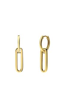 Lucardi Овальные серьги из стерлингового серебра 925 пробы