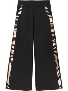 Брюки-палаццо PUCCI из смесовой шерсти, черный