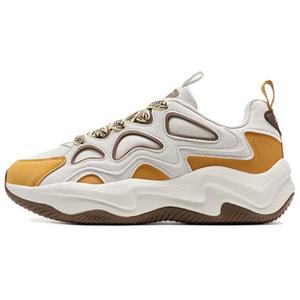 XTEP Нескользящие износостойкие низкие повседневные туфли женские серо-желтые