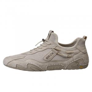 BECK Песочные повседневные низкие кеды Wild Echo Collection устойчивые к истиранию дышащие унисекс, цвет Sand