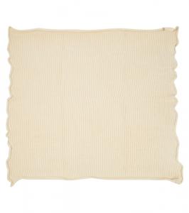 Сарое одеяло с ребристым плетением 1 + in the Family, Ecru