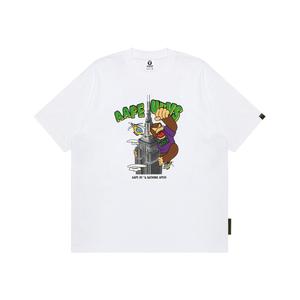 Футболка с принтом от A Bathing APE Aape, белый