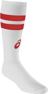 Ботинки ASICS Old School Striped Knee High Socks, White/Red