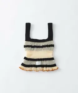 Сумка из тонкой ребристой вязки Tricot, цвет 82Beige