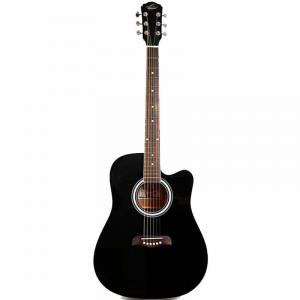 Акустическая гитара Oscar Schmidt OD45CBPAK Dreadnought Acoustic Guitar Pack w/ Gig Bag, Black