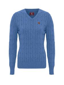Тонкий вязаный свитер Williot Sweater, синий
