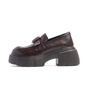 AQUASCUTUM Лоферы женские черно-коричневые - коричневые, цвет Brown