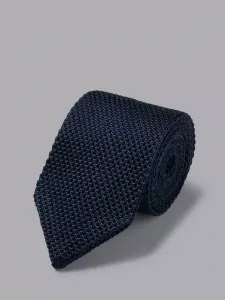 Галстук Charles Tyrwhitt Silk Knit Slim, темно-синий