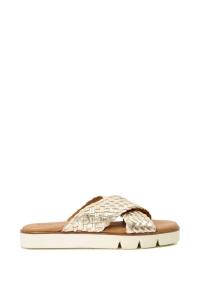 Кожаные сандалии "Лексей" Dune London, золото